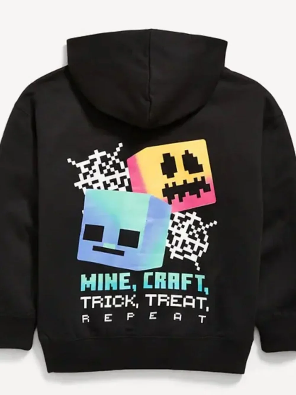 Minecraft Graphic Pullover Hoodie for Boys by Old Navy Size 5 (XS) NWT